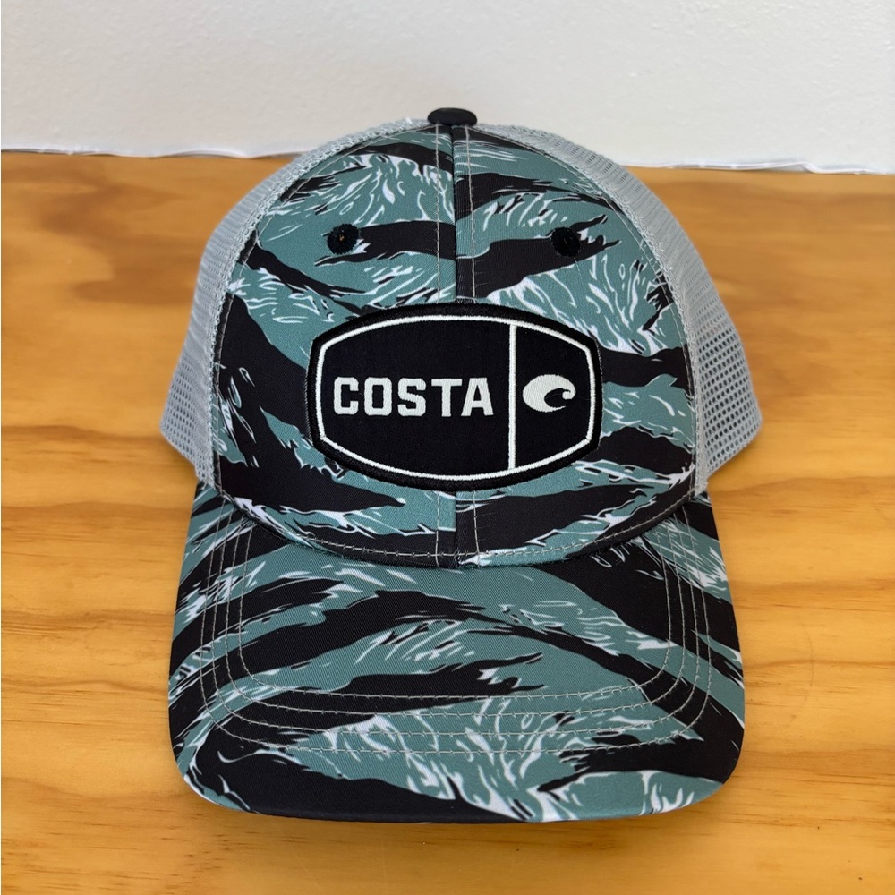 NWOT Costa Teal Snap Back Hat